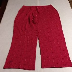 Croft & Barrow puppy Print PJS Size Large